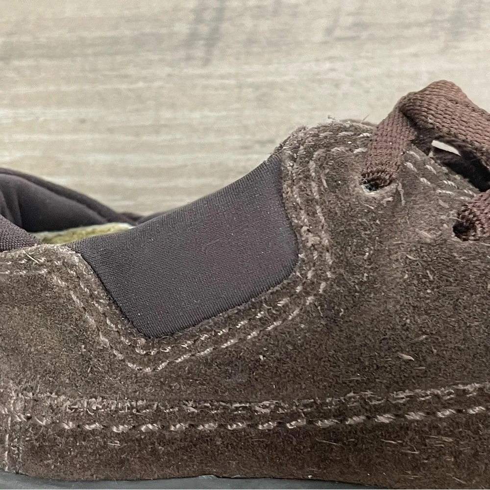 Baby Gap‎ Toddler sz 5 Brown Suede Leather Lace Up Shoes